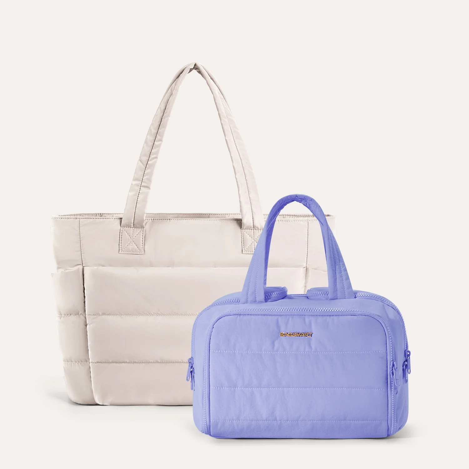 Crush Toiletry Bag & Bubble Puffy Tote Travel Set - Image 18