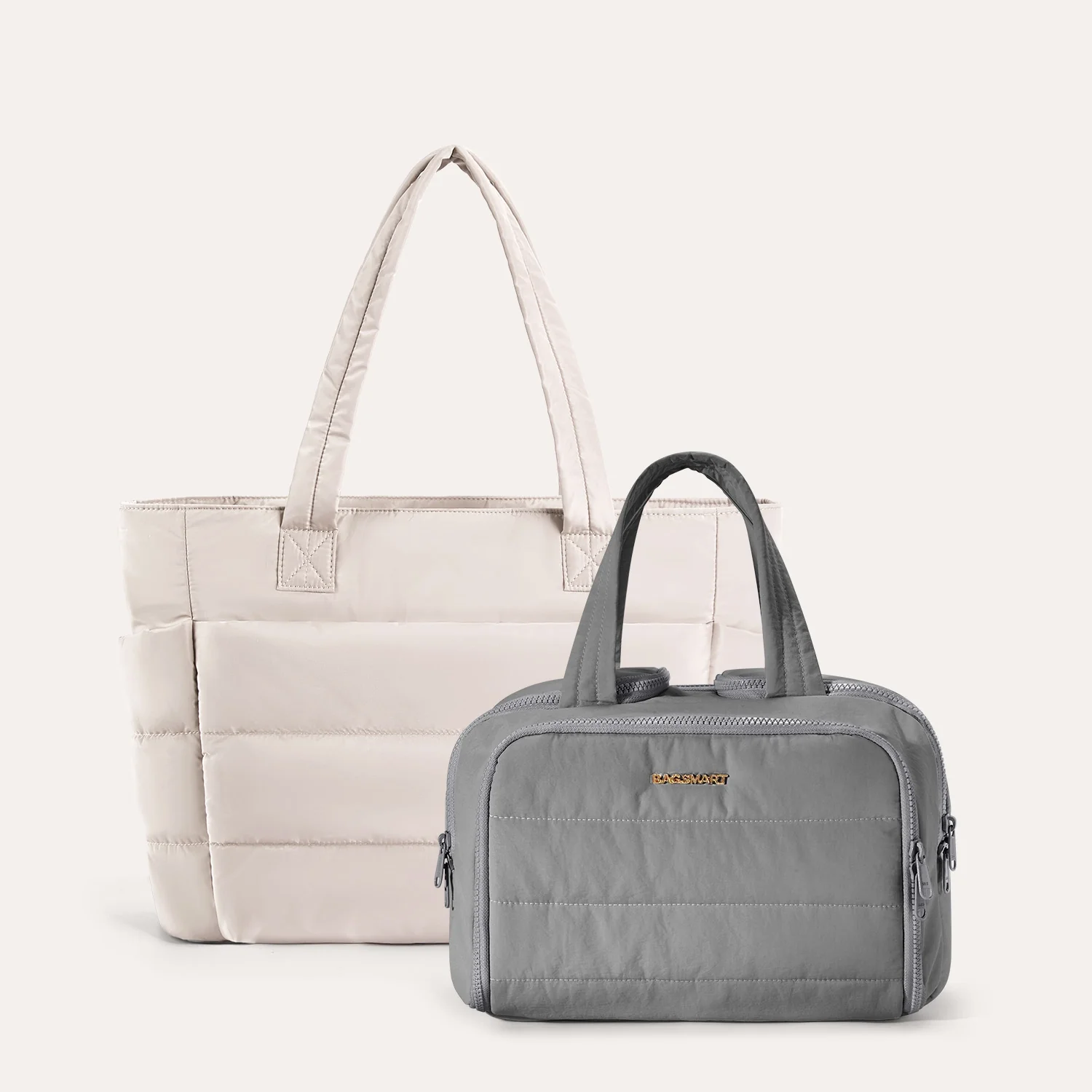 Crush Toiletry Bag & Bubble Puffy Tote Travel Set - Image 19