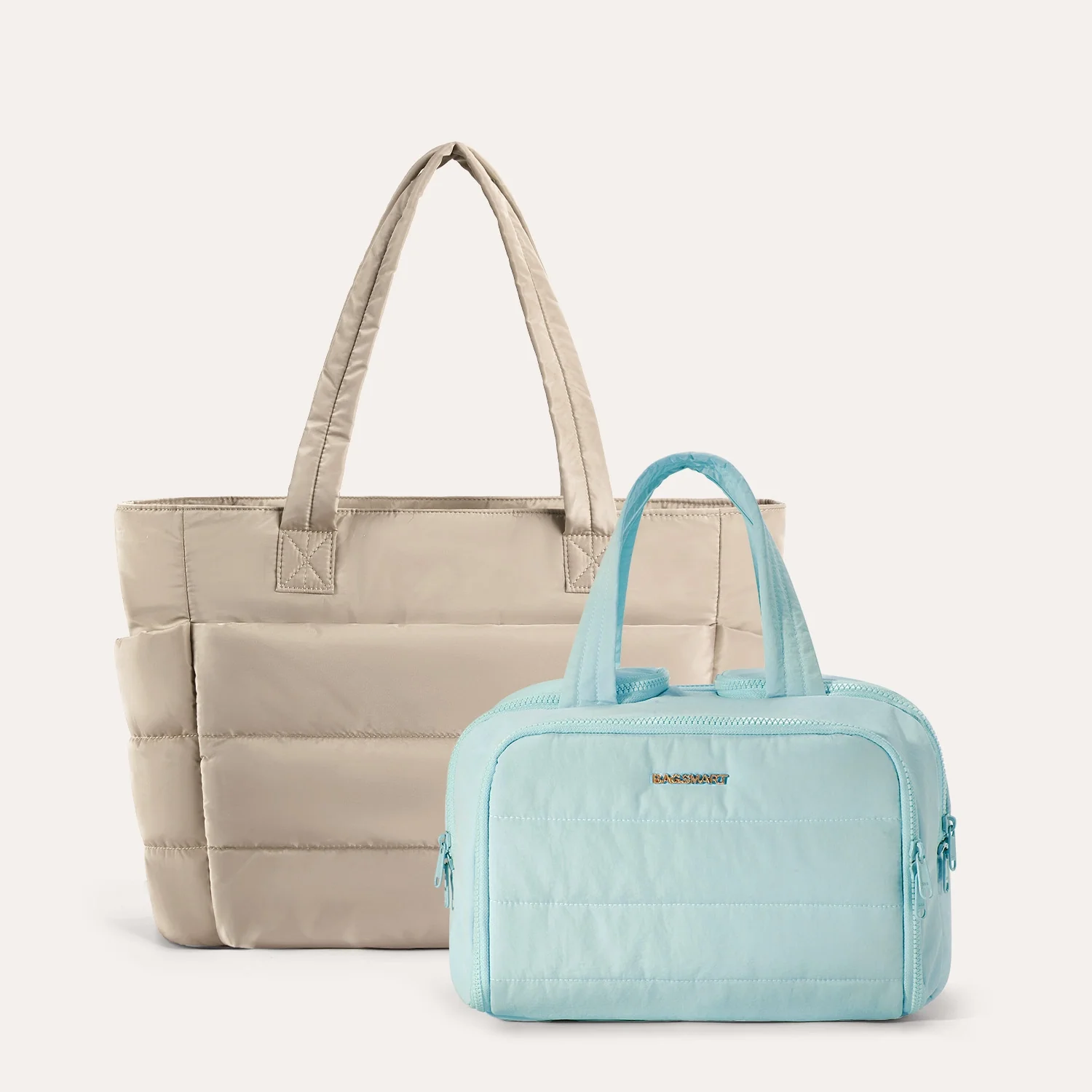 Crush Toiletry Bag & Bubble Puffy Tote Travel Set - Image 24