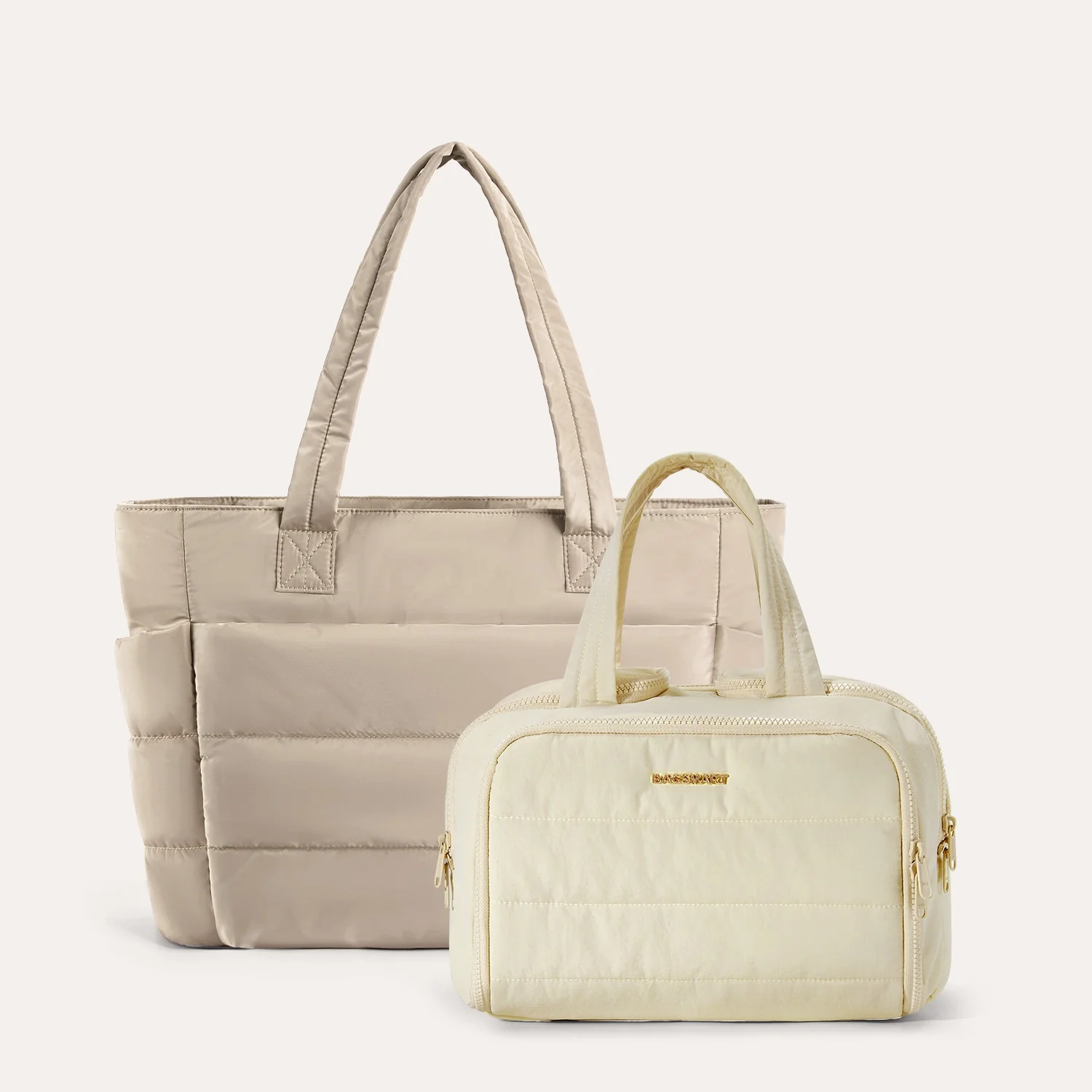 Crush Toiletry Bag & Bubble Puffy Tote Travel Set - Image 25