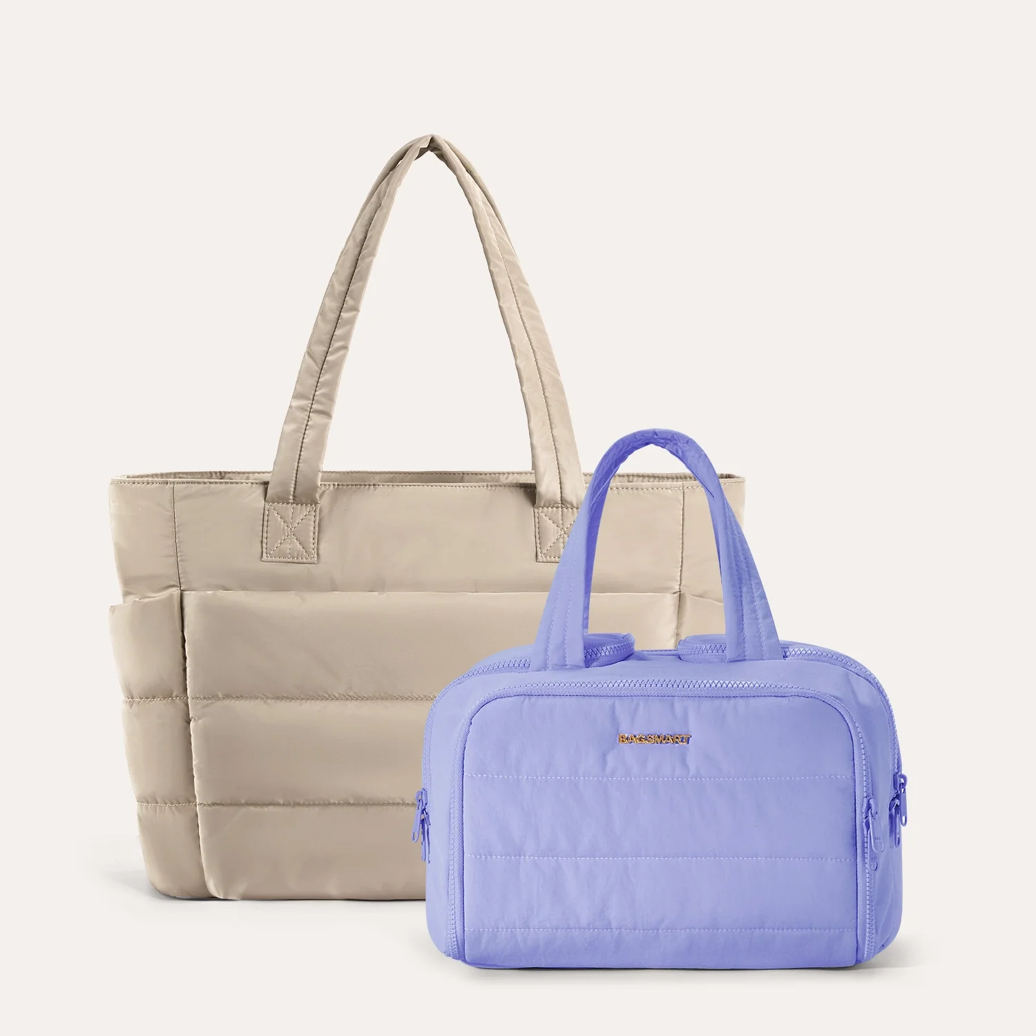 Crush Toiletry Bag & Bubble Puffy Tote Travel Set - Image 28
