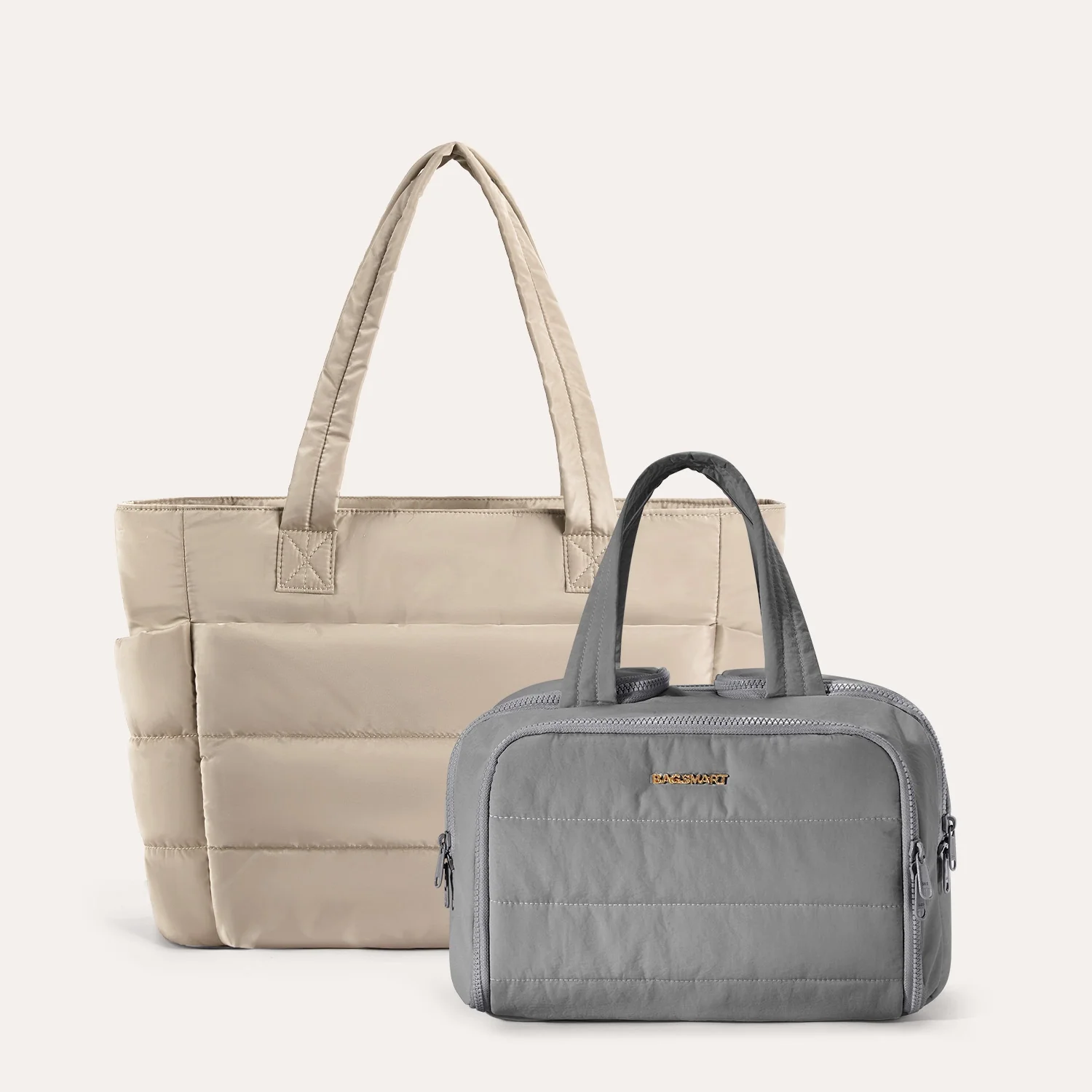 Crush Toiletry Bag & Bubble Puffy Tote Travel Set - Image 29