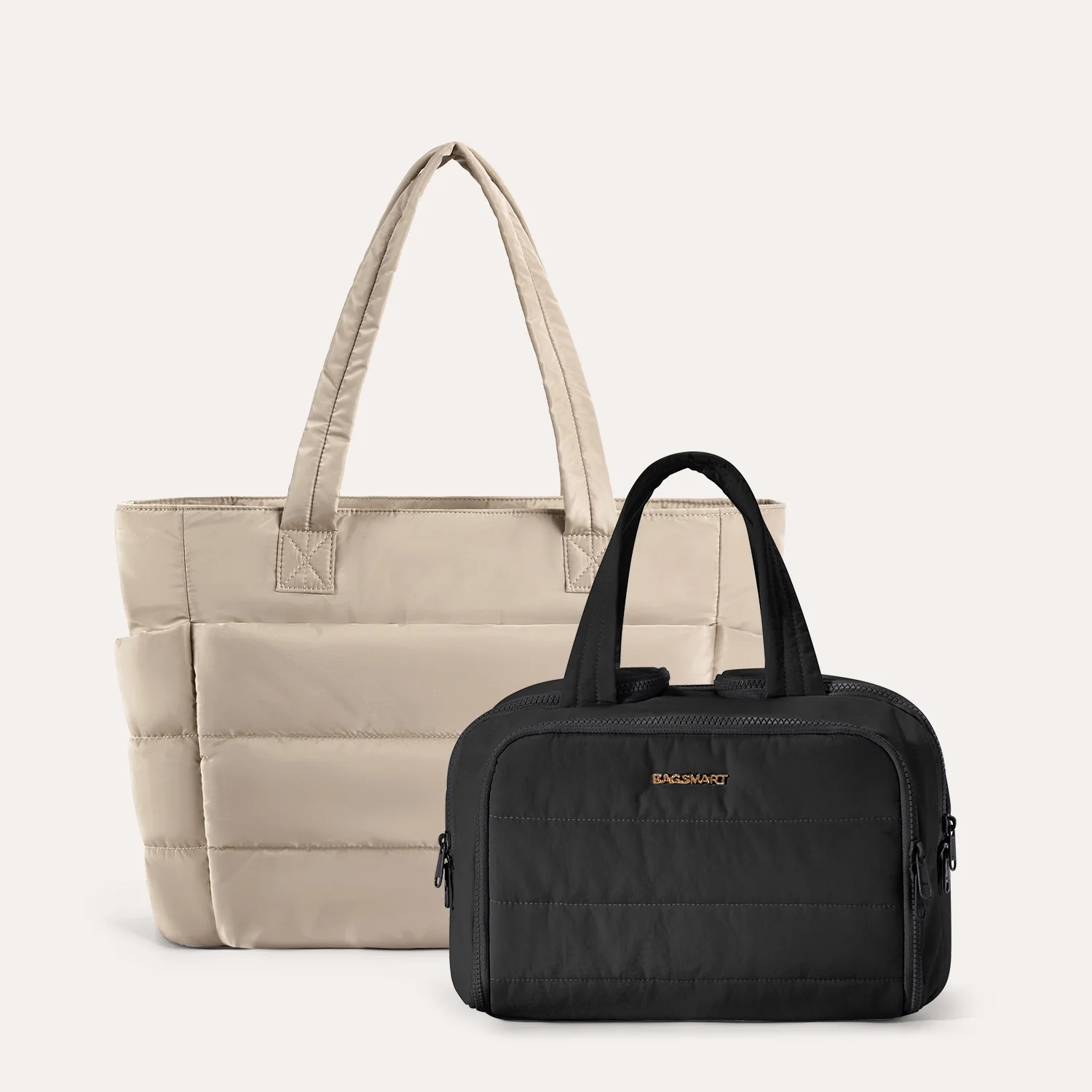 Crush Toiletry Bag & Bubble Puffy Tote Travel Set - Image 30