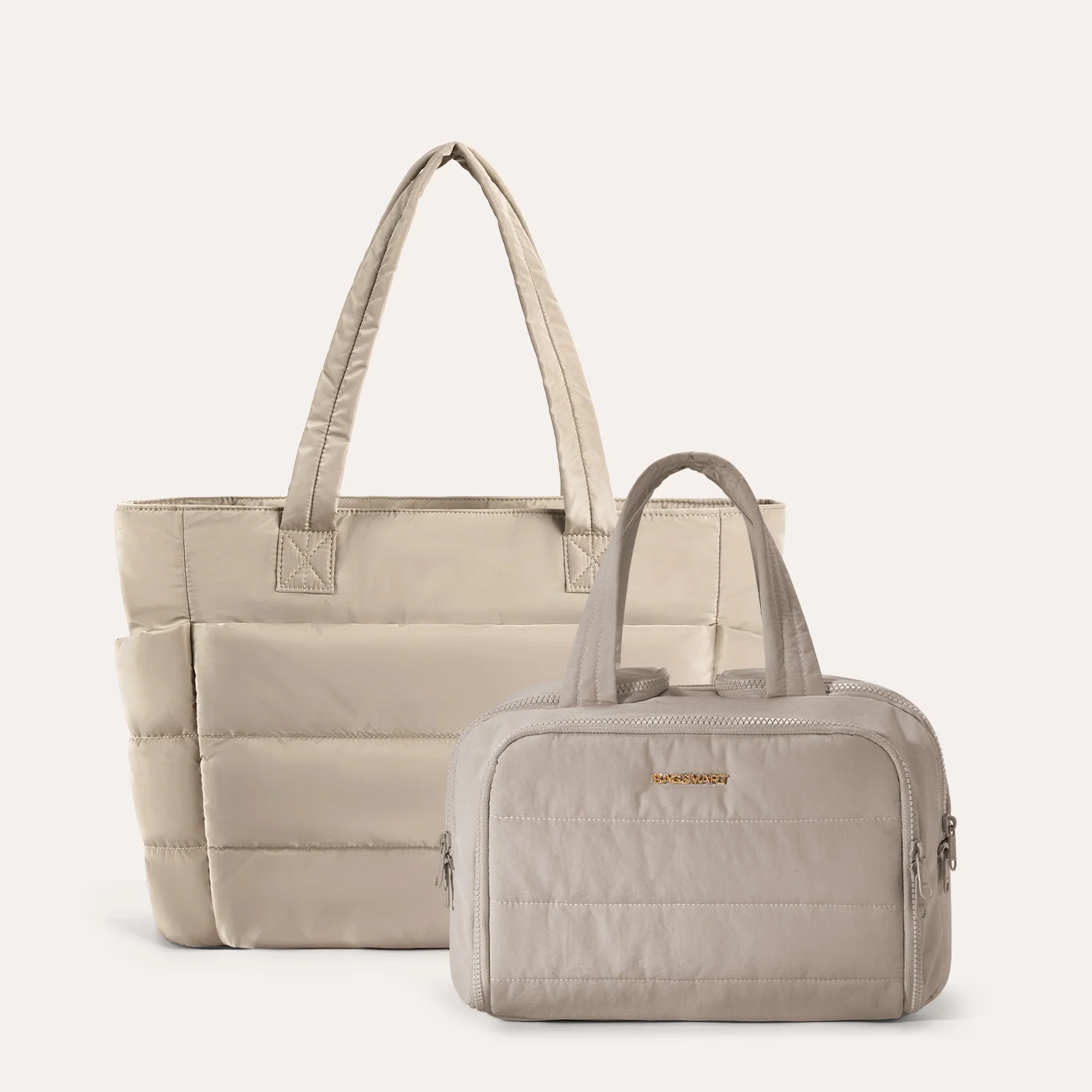Crush Toiletry Bag & Bubble Puffy Tote Travel Set - Image 31