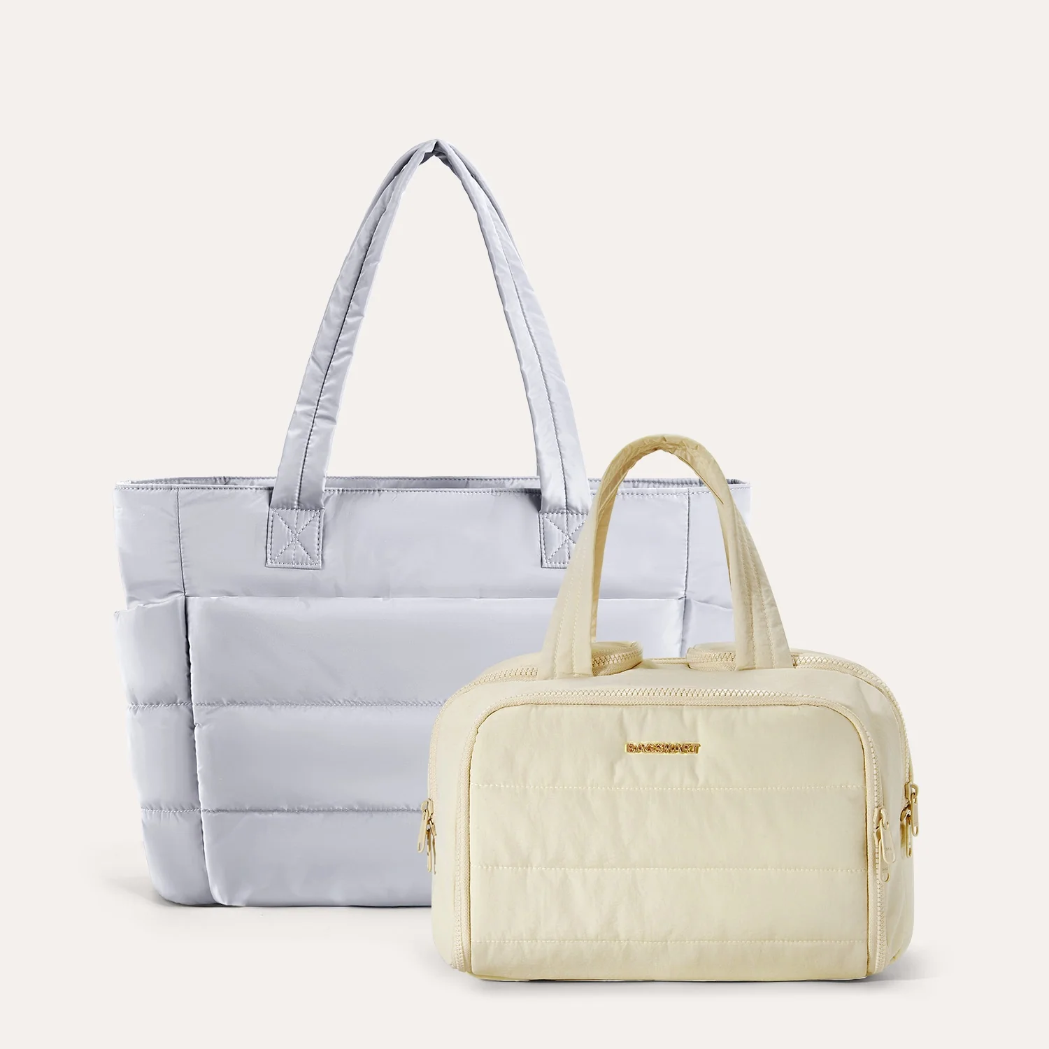 Crush Toiletry Bag & Bubble Puffy Tote Travel Set - Image 35