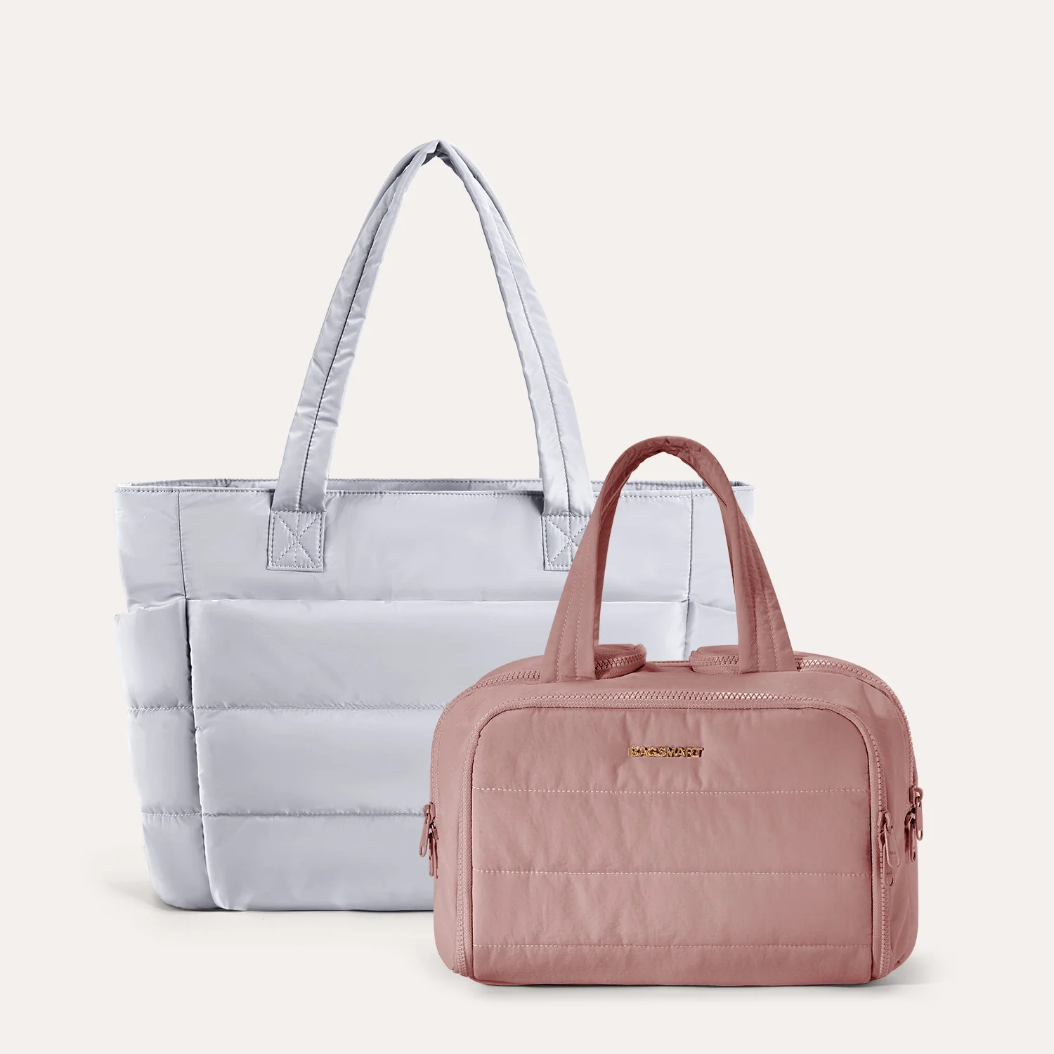 Crush Toiletry Bag & Bubble Puffy Tote Travel Set - Image 36