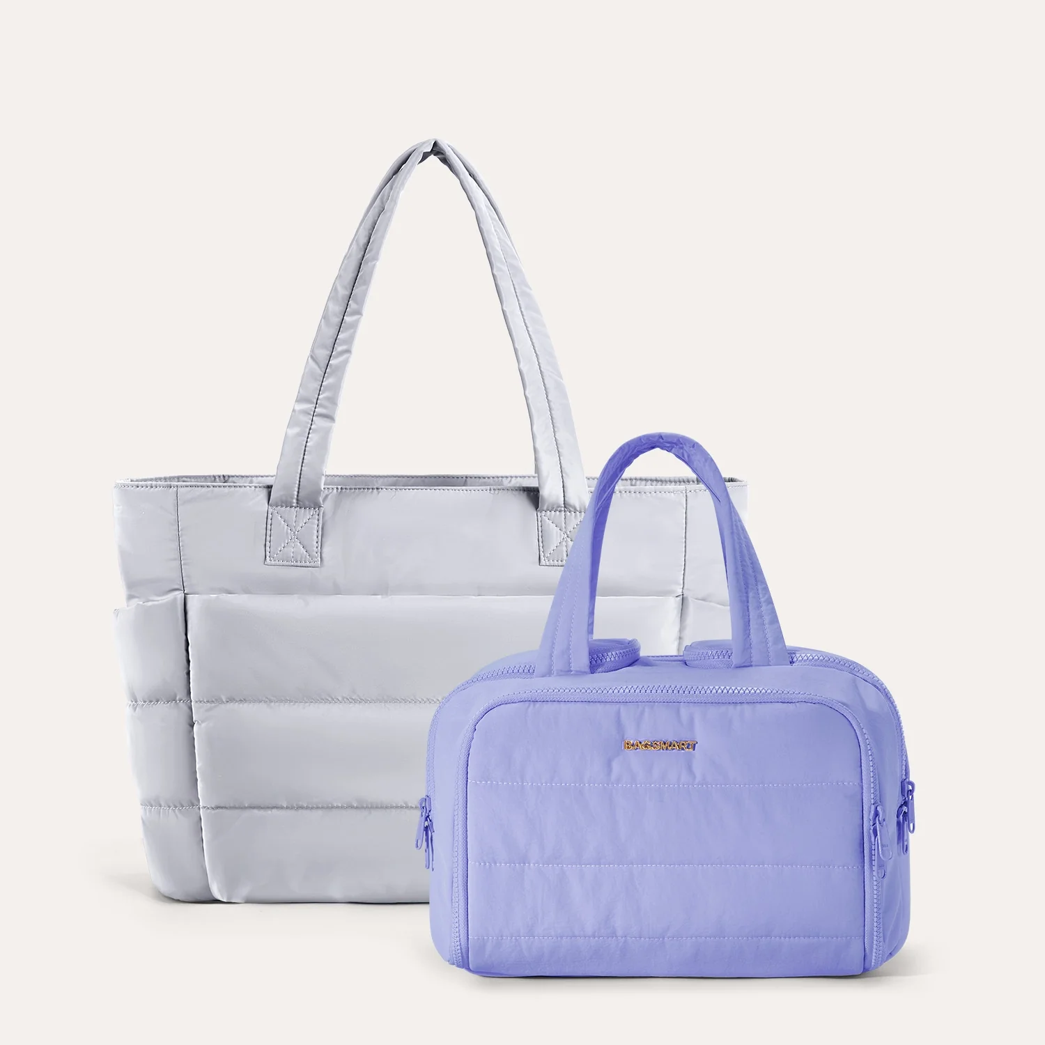 Crush Toiletry Bag & Bubble Puffy Tote Travel Set - Image 38