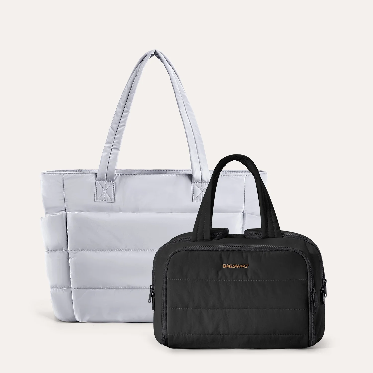 Crush Toiletry Bag & Bubble Puffy Tote Travel Set - Image 40