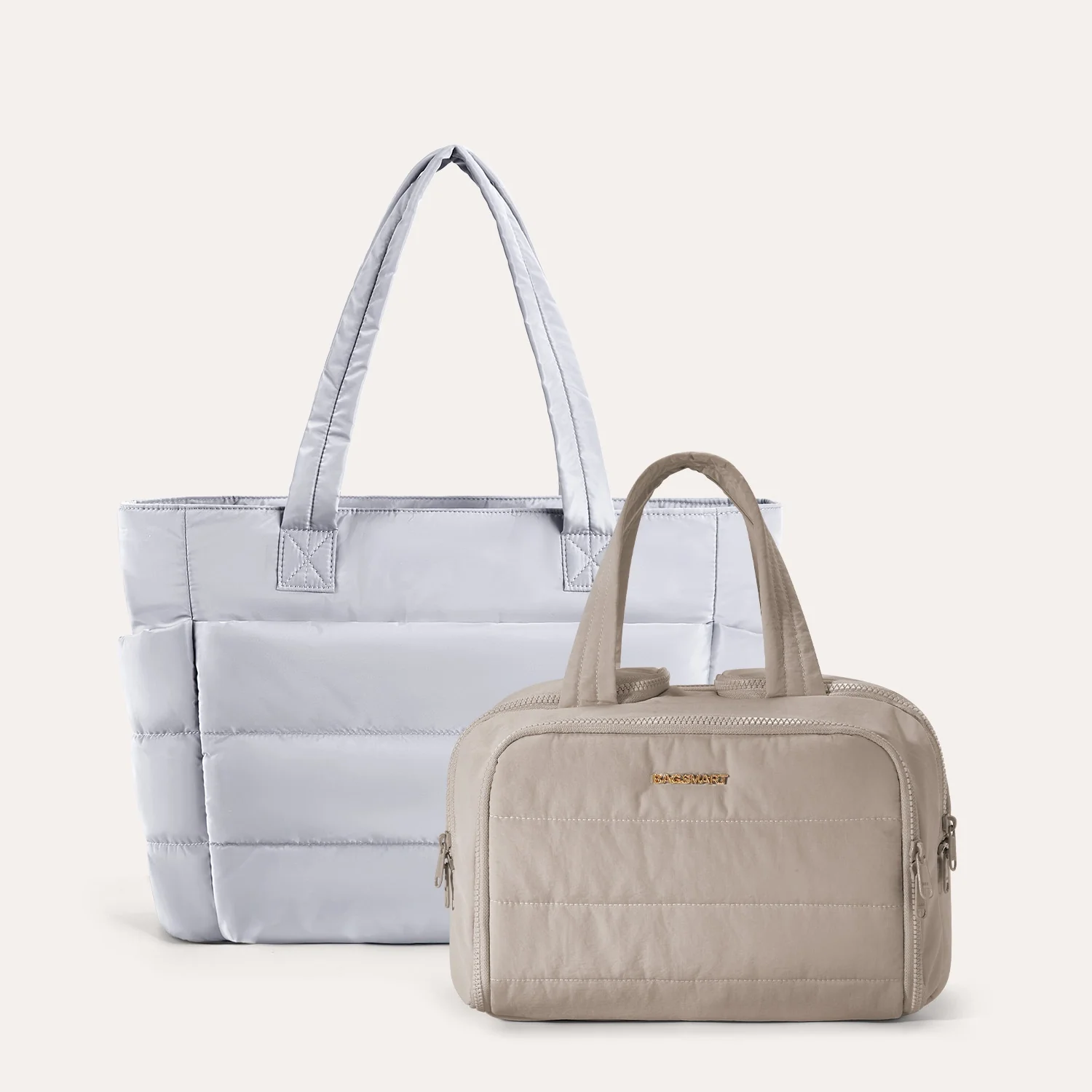 Crush Toiletry Bag & Bubble Puffy Tote Travel Set - Image 41