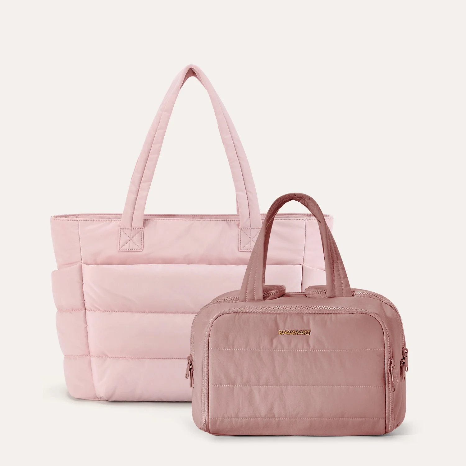 Crush Toiletry Bag & Bubble Puffy Tote Travel Set - Image 46