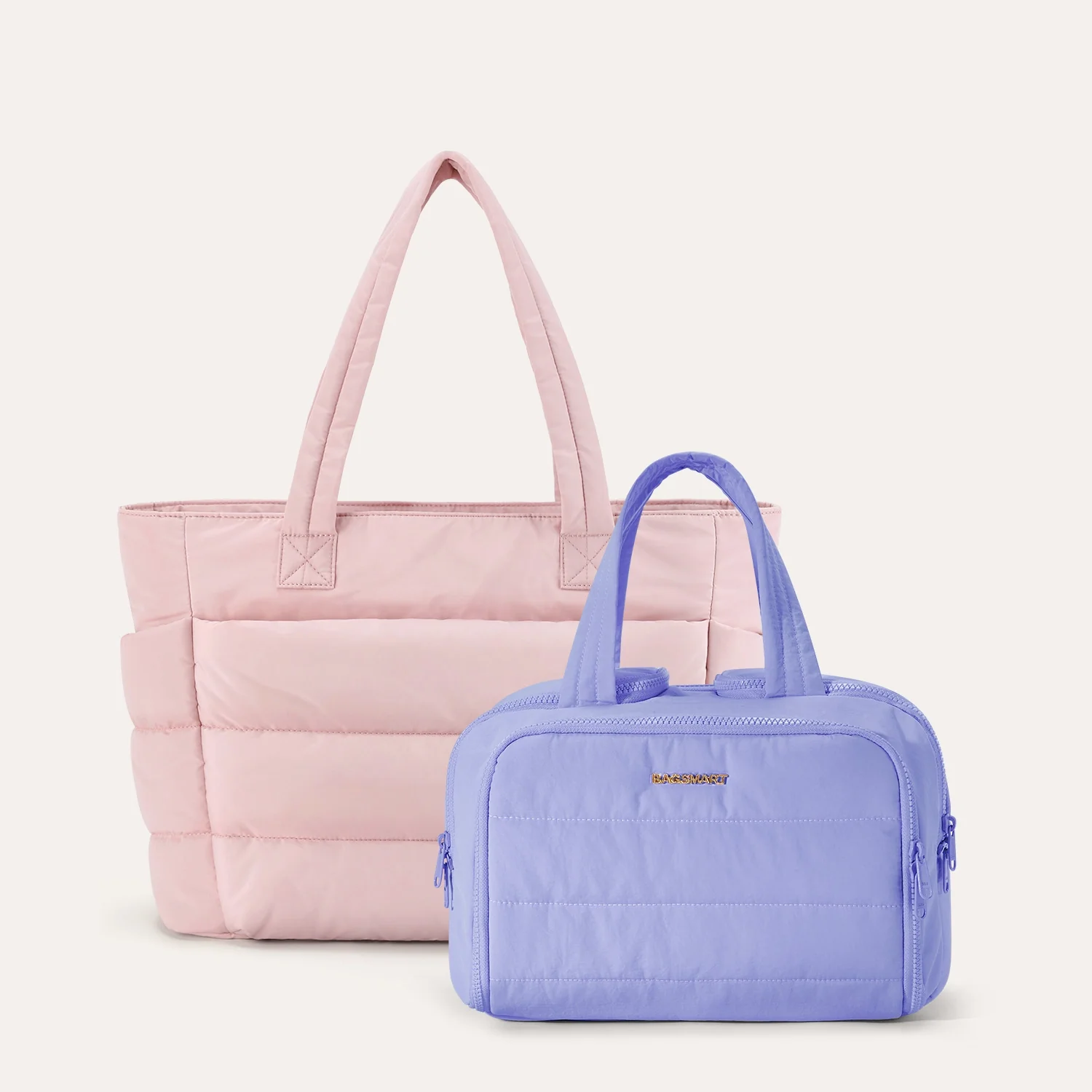 Crush Toiletry Bag & Bubble Puffy Tote Travel Set - Image 48