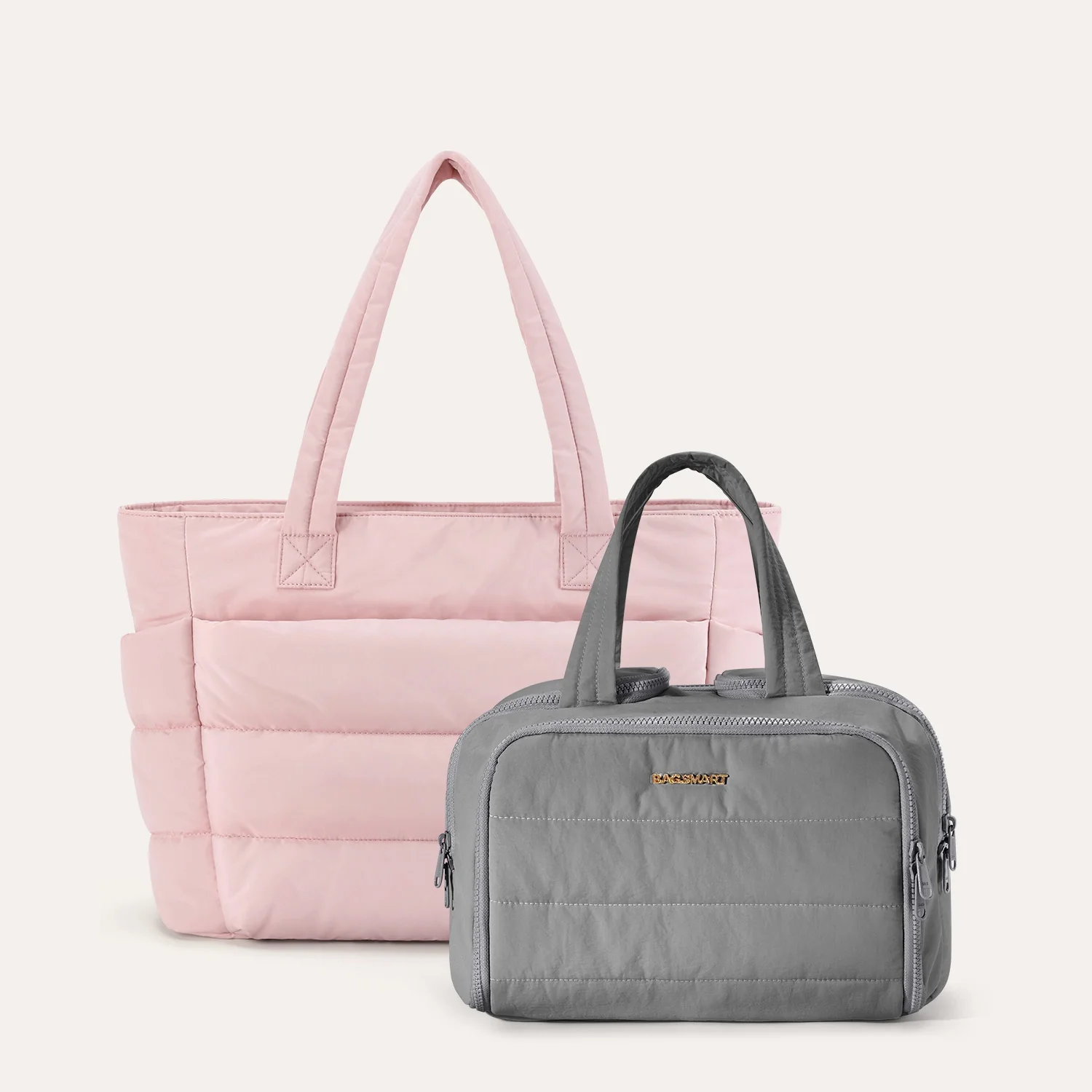 Crush Toiletry Bag & Bubble Puffy Tote Travel Set - Image 49