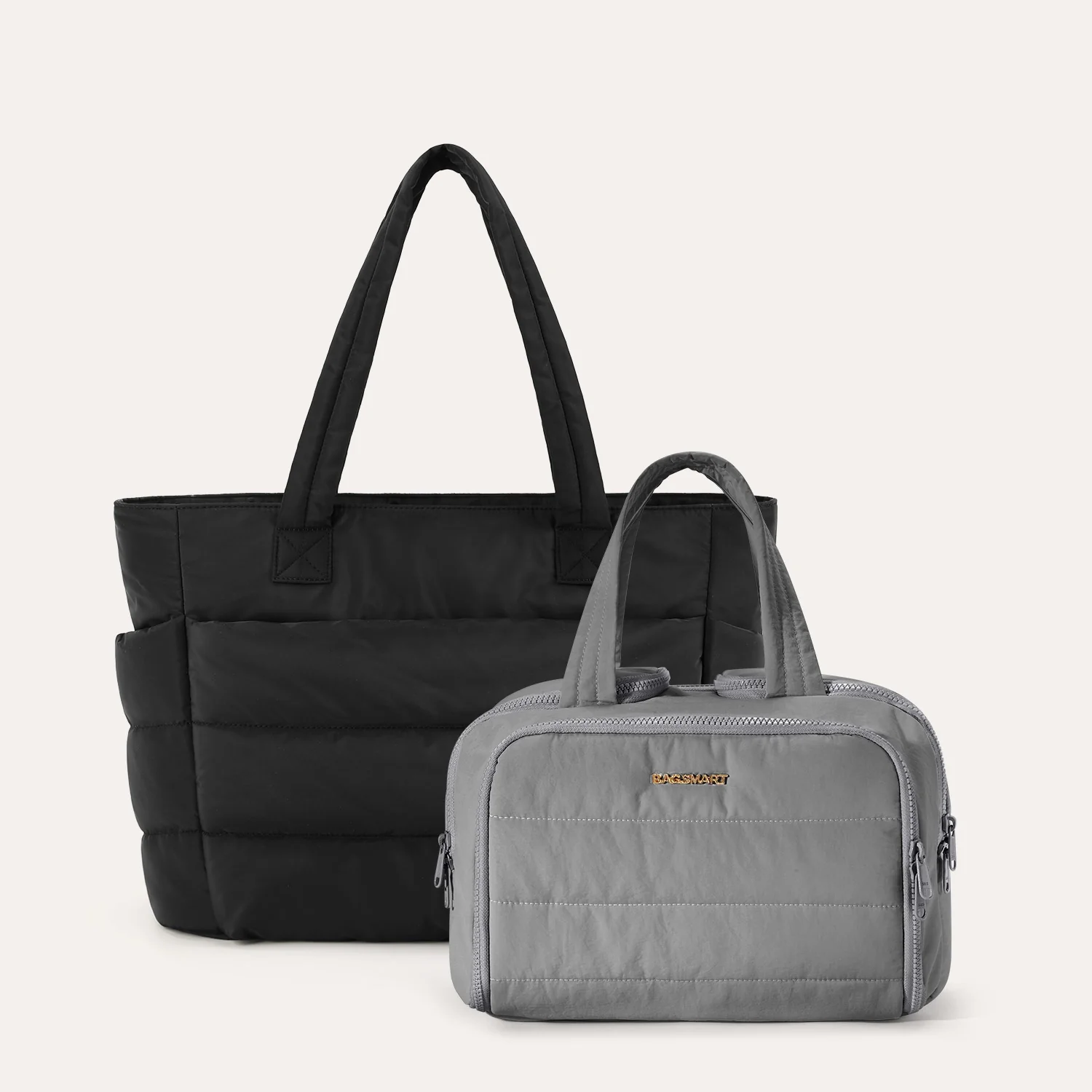 Crush Toiletry Bag & Bubble Puffy Tote Travel Set - Image 5