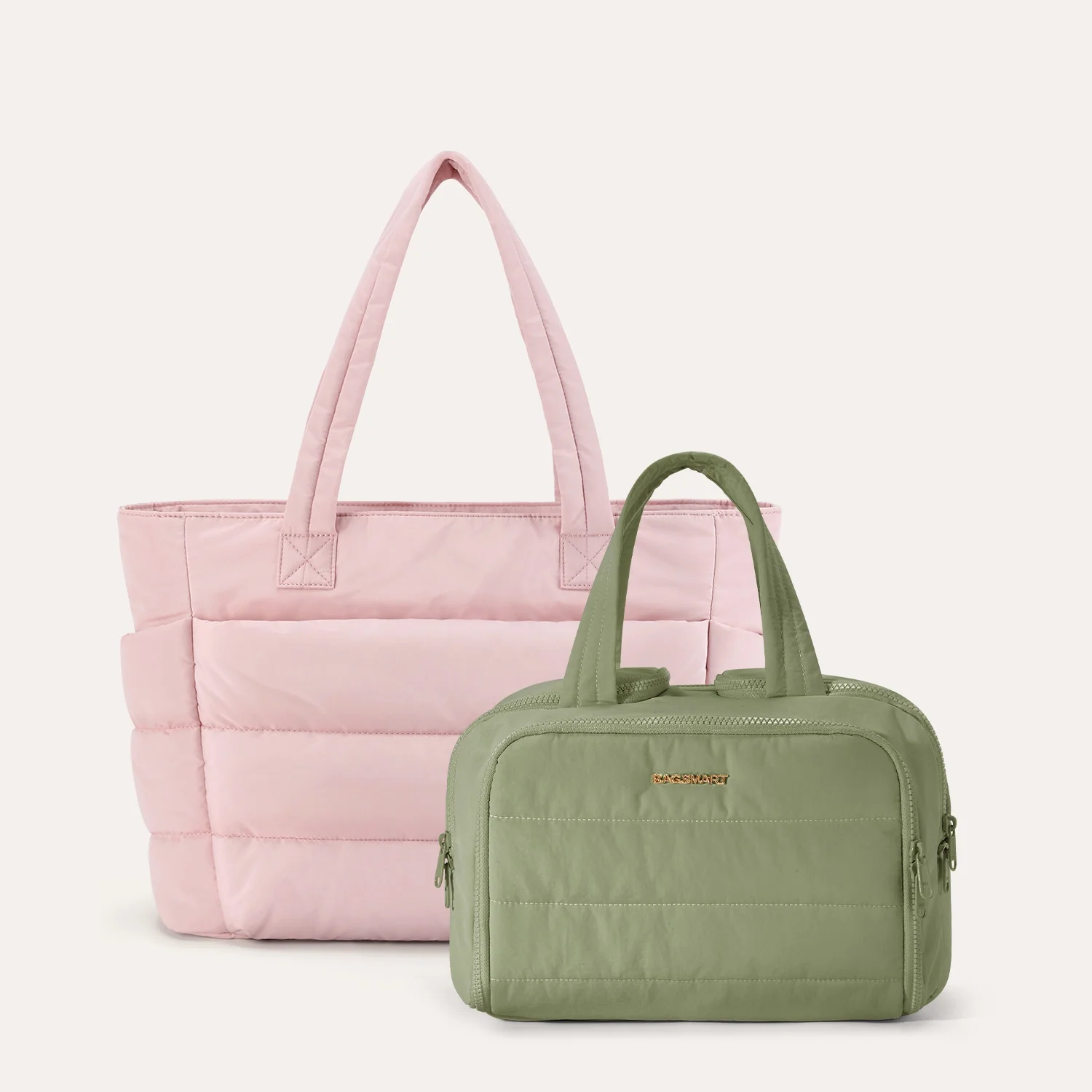 Crush Toiletry Bag & Bubble Puffy Tote Travel Set - Image 52