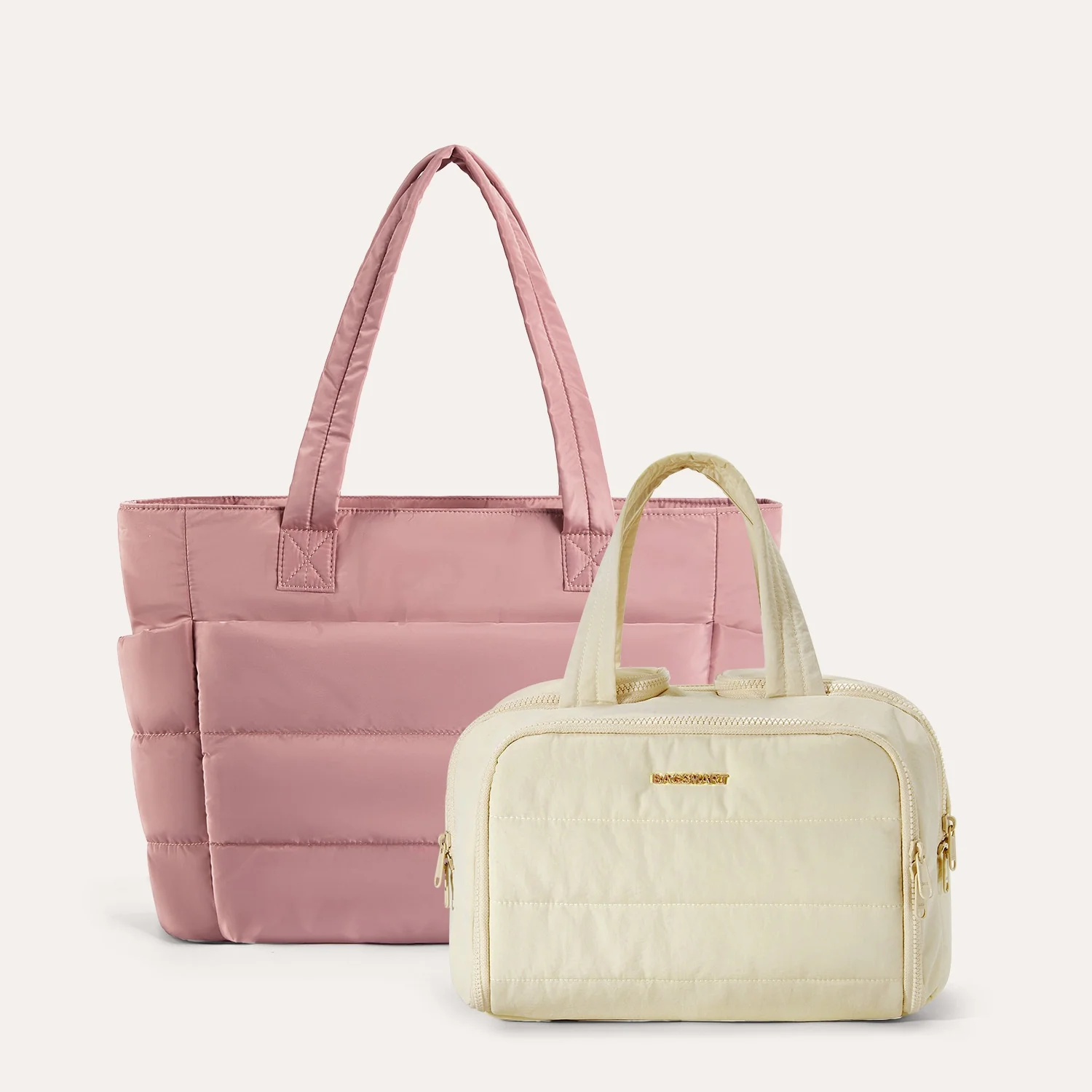 Crush Toiletry Bag & Bubble Puffy Tote Travel Set - Image 55