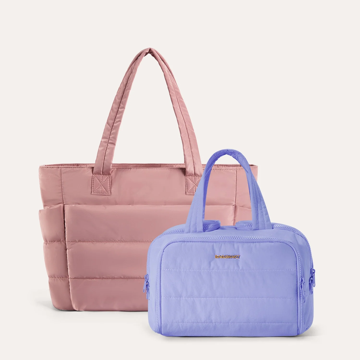 Crush Toiletry Bag & Bubble Puffy Tote Travel Set - Image 58