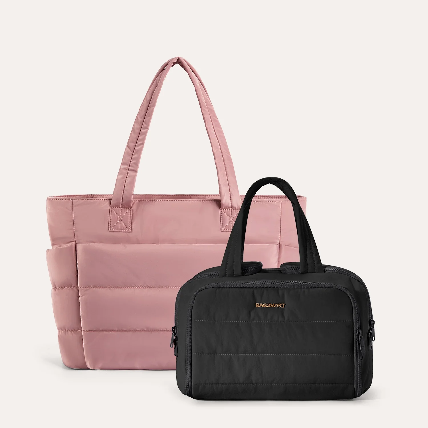 Crush Toiletry Bag & Bubble Puffy Tote Travel Set - Image 60