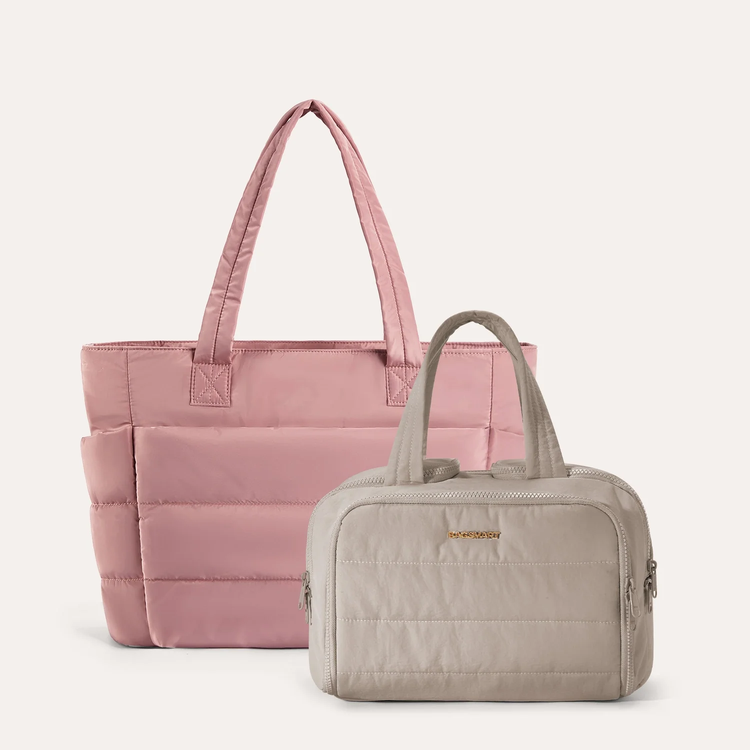 Crush Toiletry Bag & Bubble Puffy Tote Travel Set - Image 61