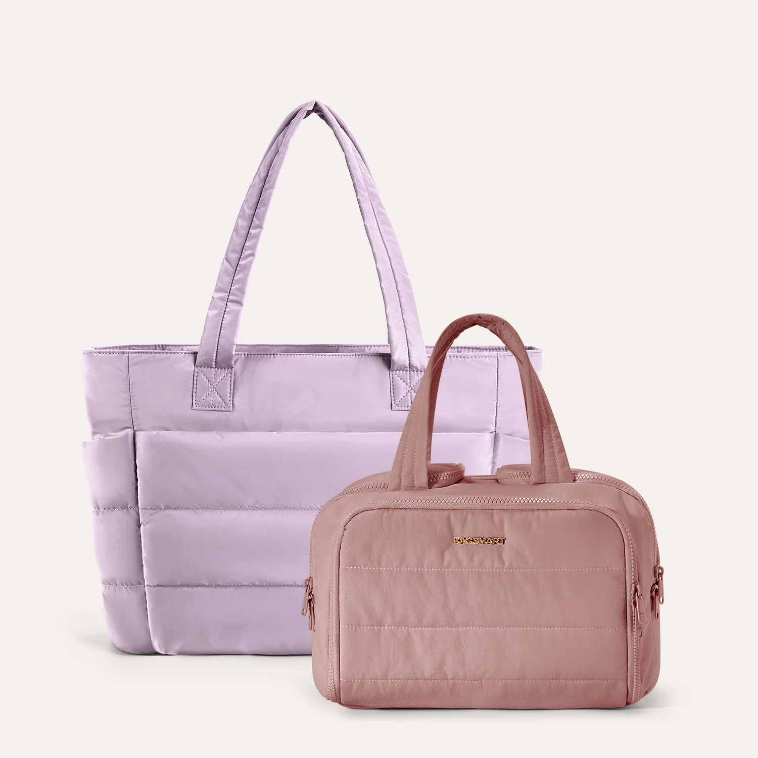 Crush Toiletry Bag & Bubble Puffy Tote Travel Set - Image 66