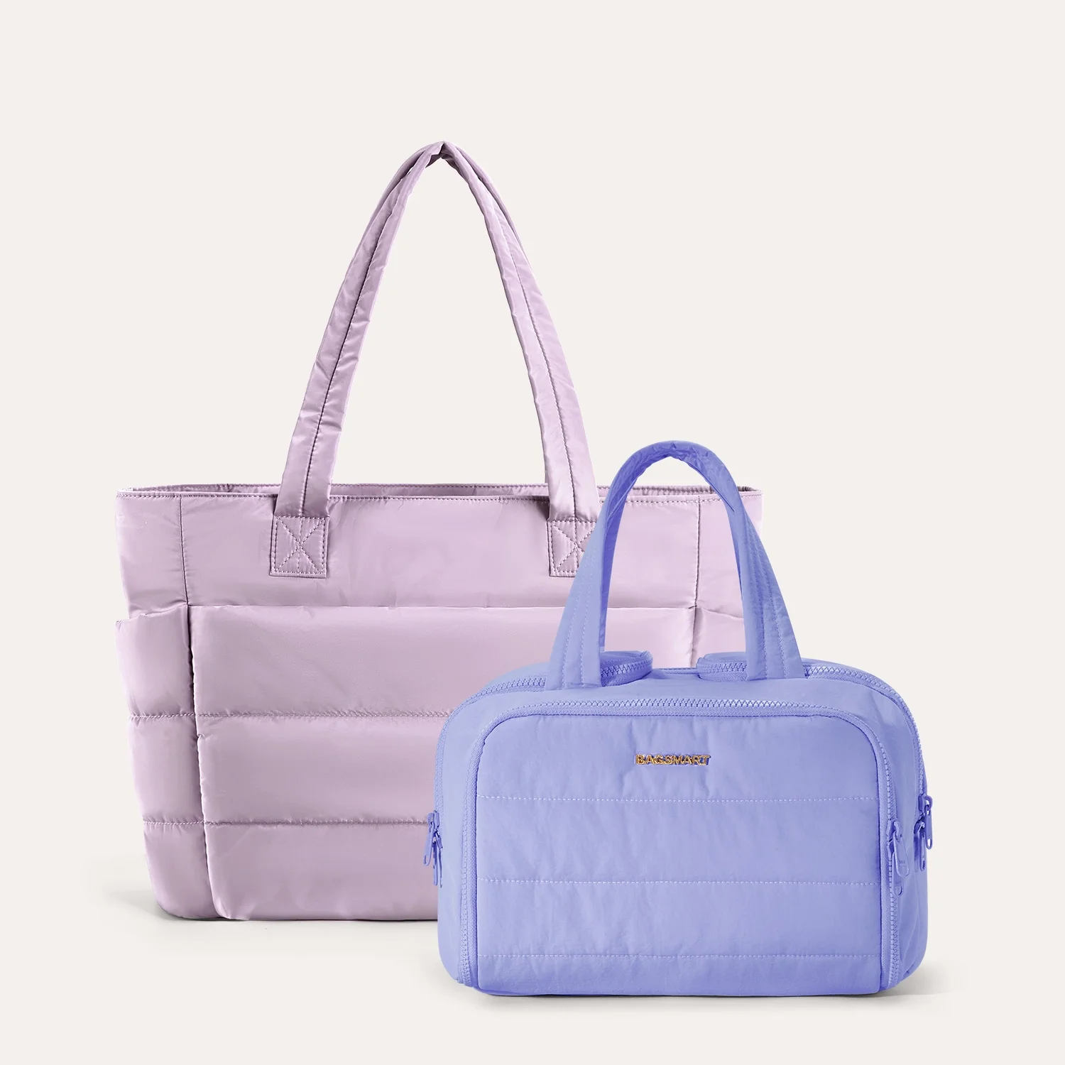 Crush Toiletry Bag & Bubble Puffy Tote Travel Set - Image 68