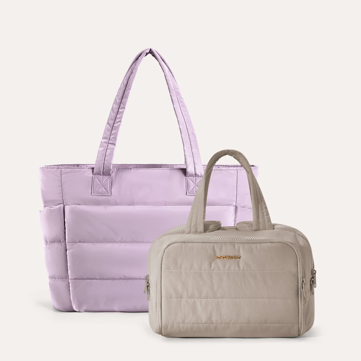 Crush Toiletry Bag & Bubble Puffy Tote Travel Set - Image 71
