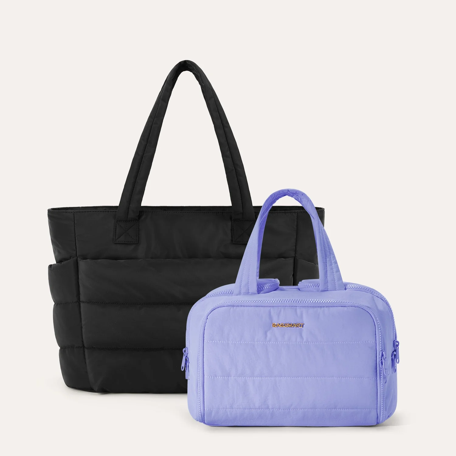 Crush Toiletry Bag & Bubble Puffy Tote Travel Set - Image 8