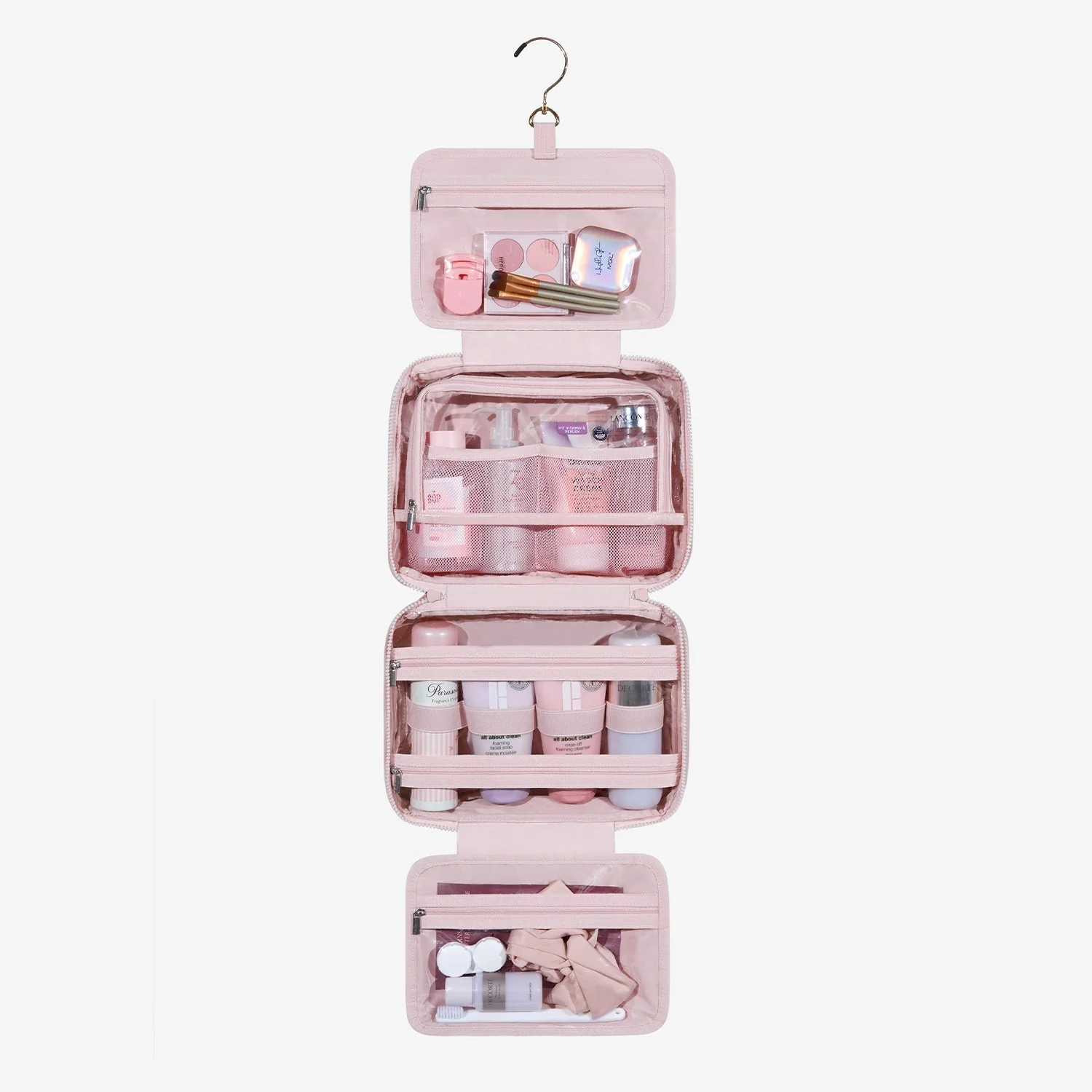Zora Spacesaver Hanging Clear Toiletry Bag - Image 10