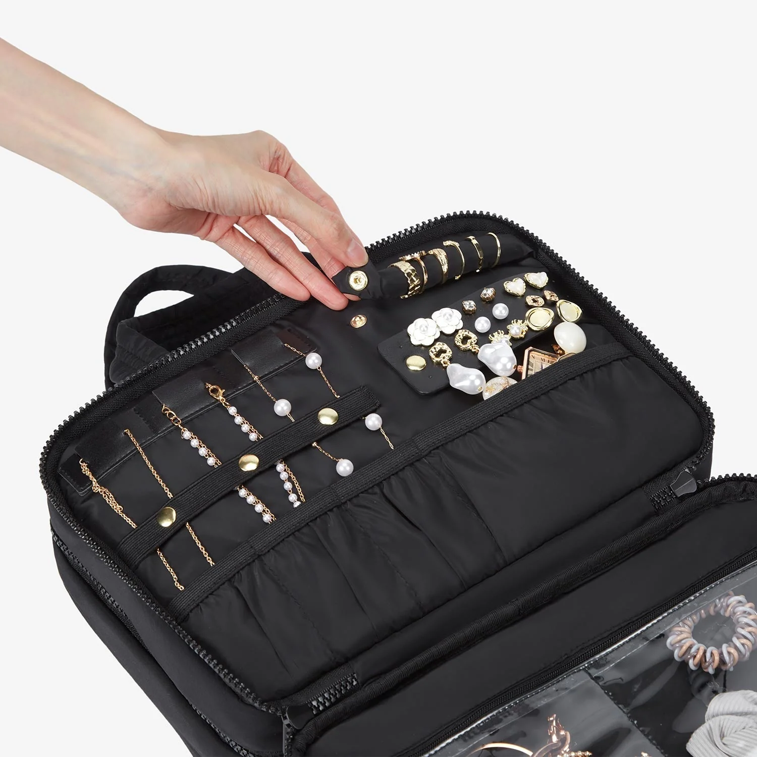 Zora Spacesaver Hanging Clear Toiletry Bag - Image 14