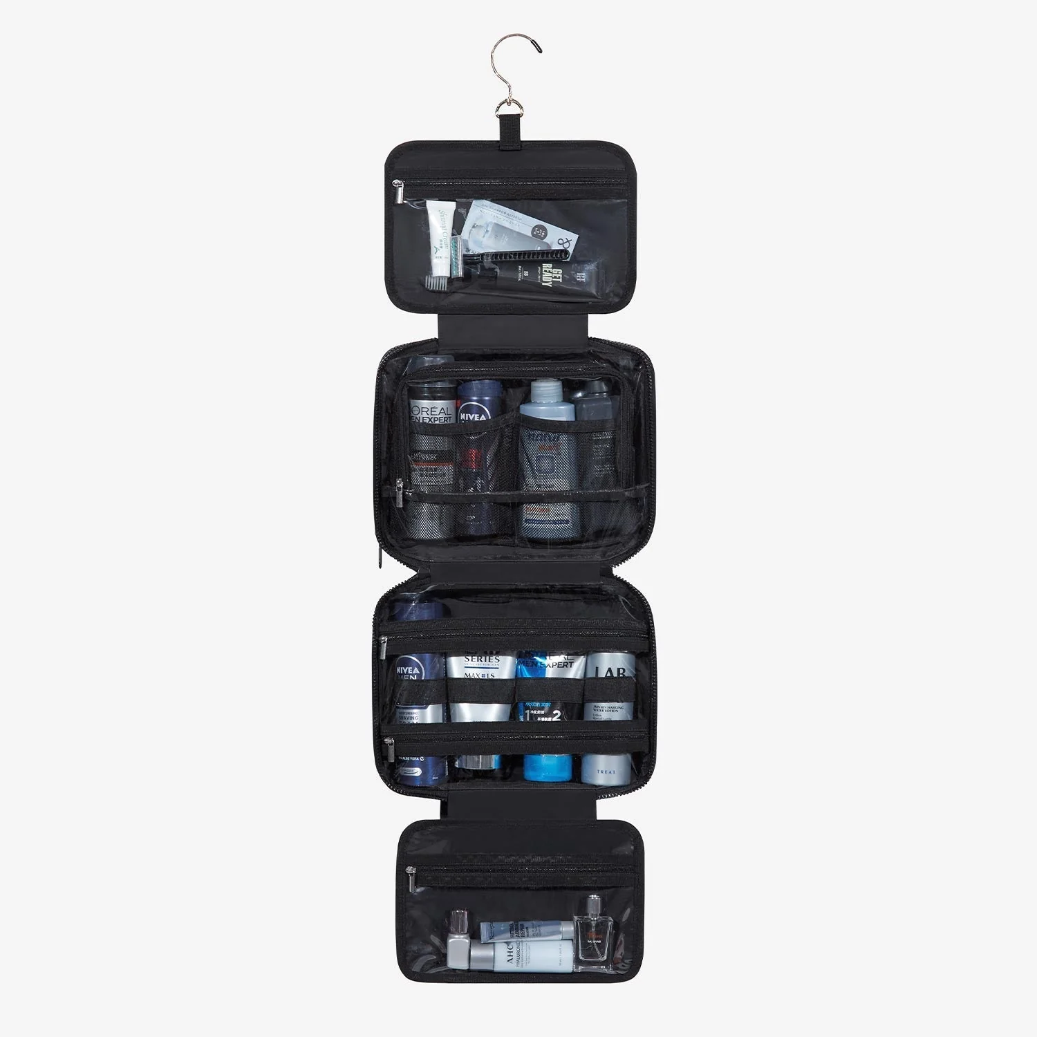 Zora Spacesaver Hanging Clear Toiletry Bag - Image 17
