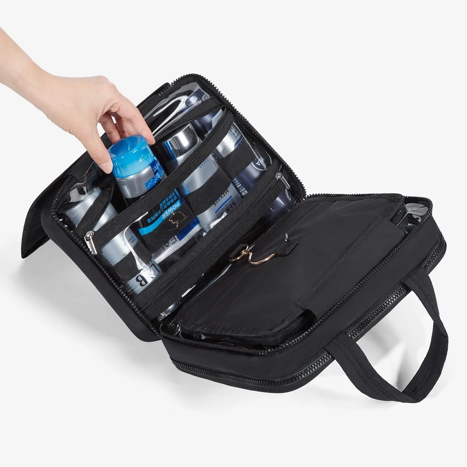 Zora Spacesaver Hanging Clear Toiletry Bag - Image 19