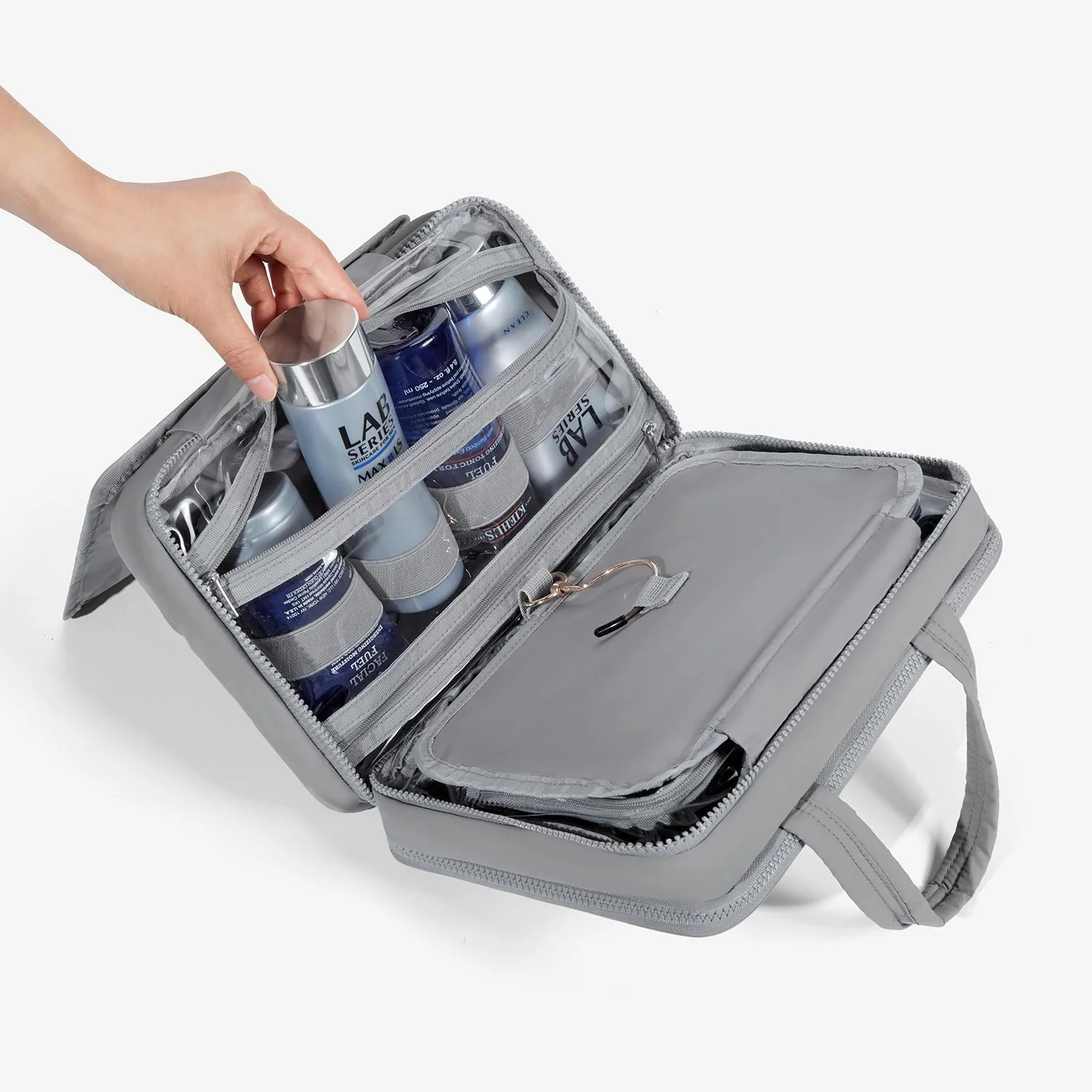 Zora Spacesaver Hanging Clear Toiletry Bag - Image 25