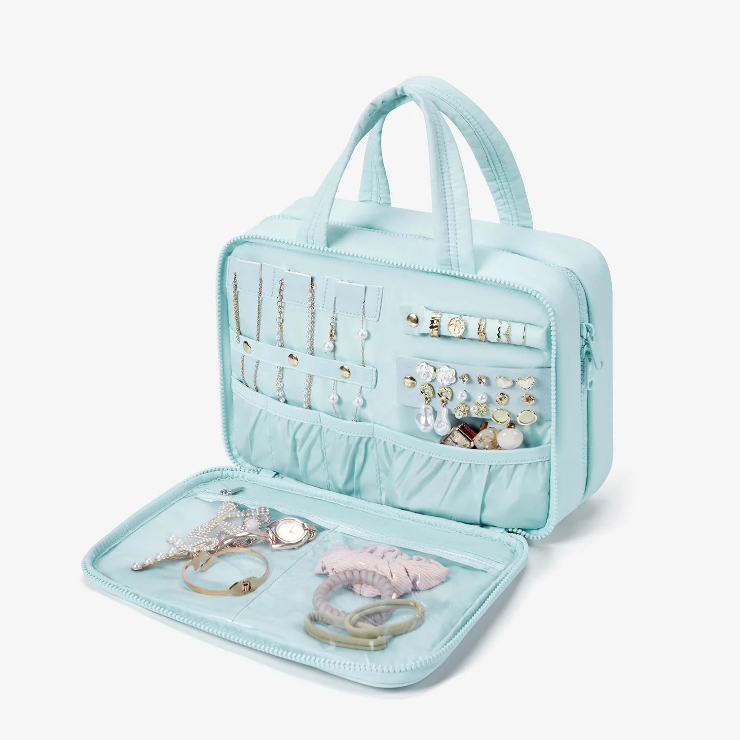 Zora Spacesaver Hanging Clear Toiletry Bag - Image 33
