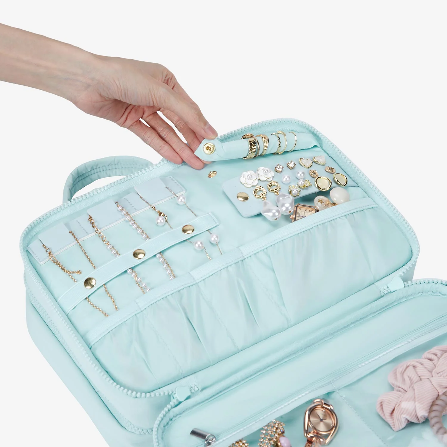 Zora Spacesaver Hanging Clear Toiletry Bag - Image 34