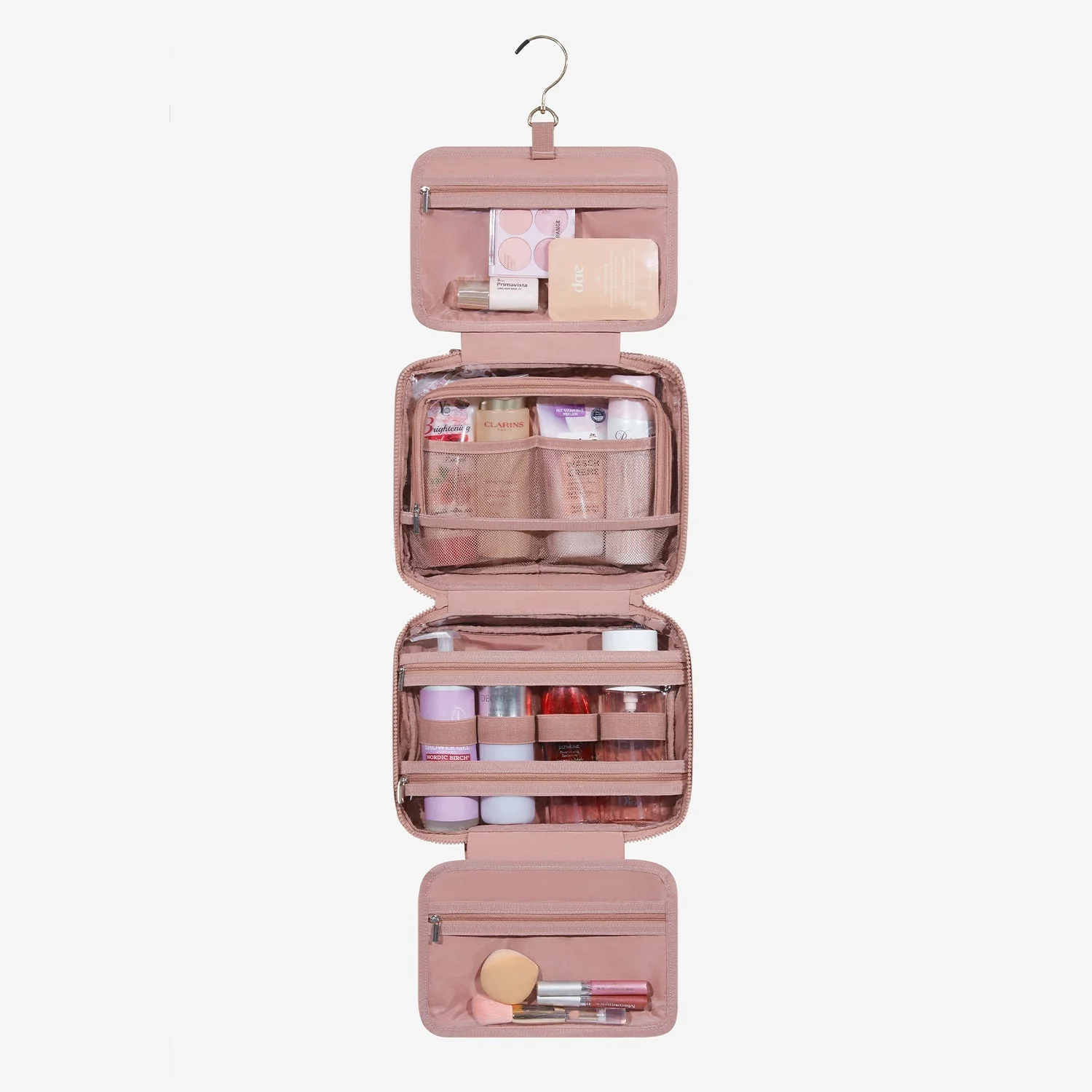 Zora Spacesaver Hanging Clear Toiletry Bag - Image 36