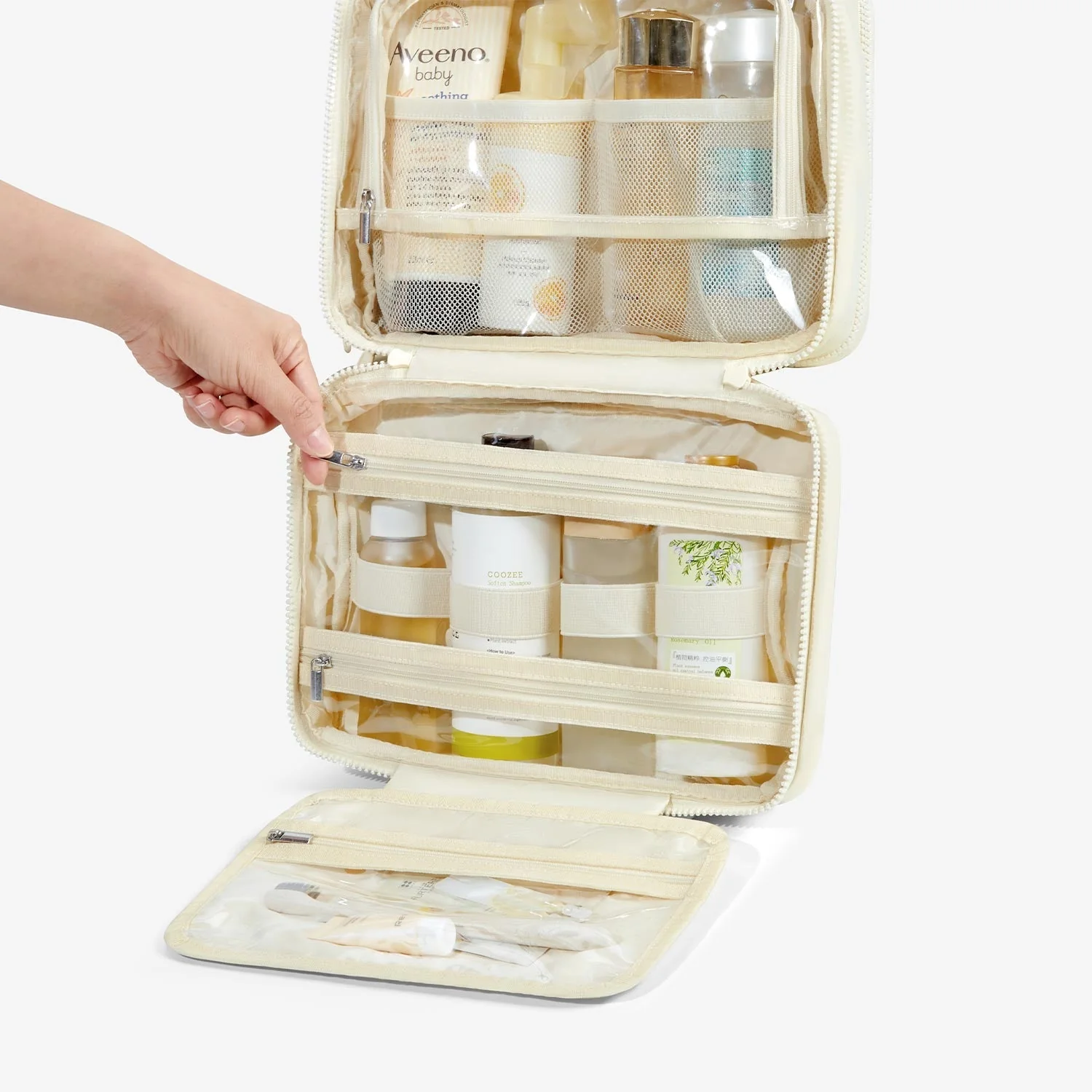 Zora Spacesaver Hanging Clear Toiletry Bag - Image 46