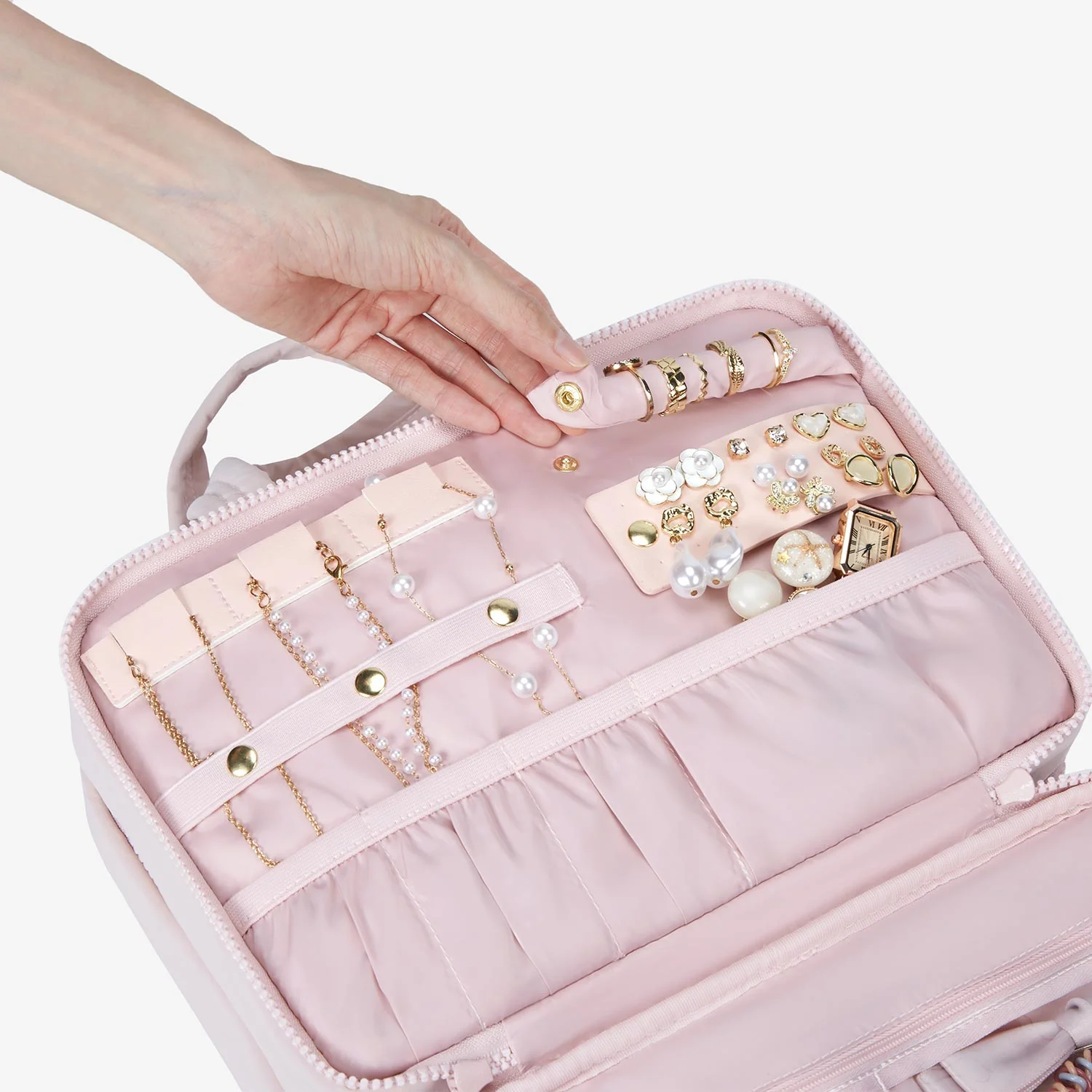 Zora Spacesaver Hanging Clear Toiletry Bag - Image 5