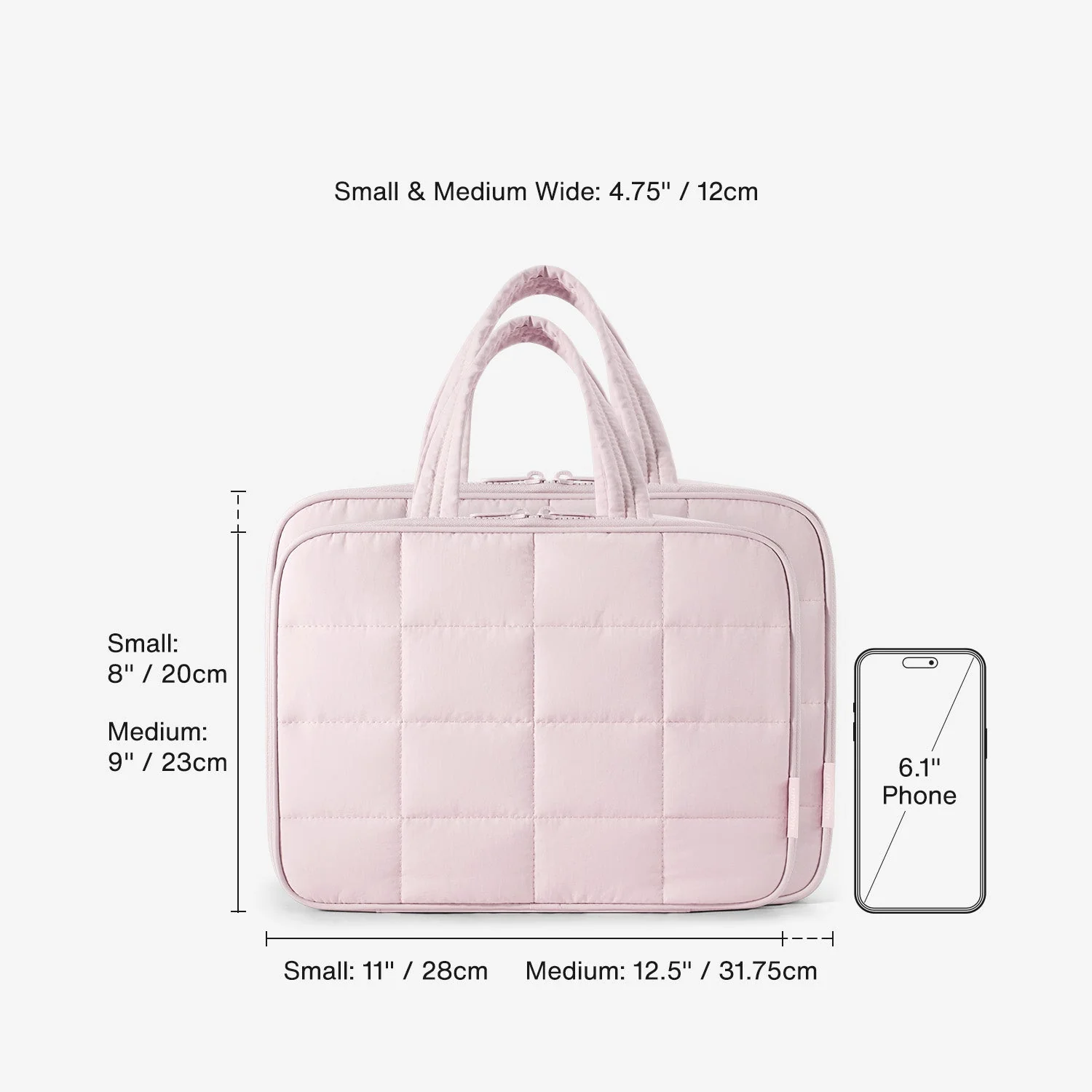 Zora Spacesaver Hanging Clear Toiletry Bag - Image 9