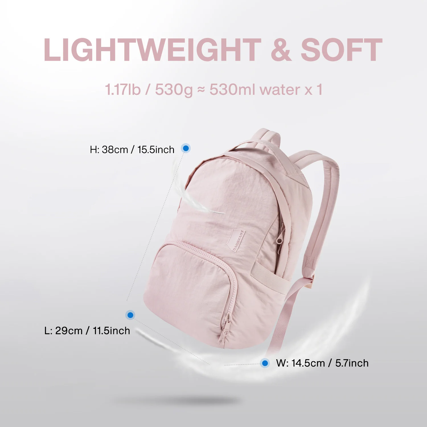 Zoraesque 13.3 Inch Featherlight Backpack - Image 17