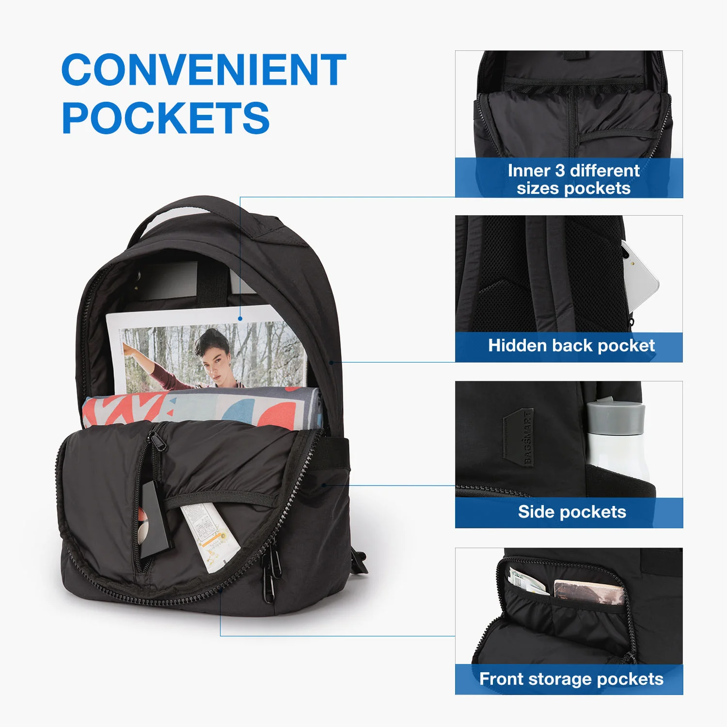 Zoraesque 13.3 Inch Featherlight Backpack - Image 36